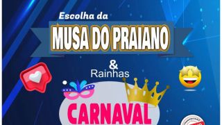 Escolha da Musa do Praiano e Rainhas do Carnaval 2023 acontece no dia 28 de Janeiro