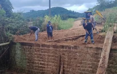 🚦⚠️Ponte interditada temporariamente no interior de Chuvisca⚠️🚦