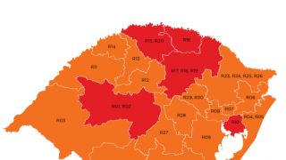 Governo do RS define cinco regiões em bandeira vermelha