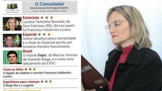 Donfelicianense participa de Revista Semanal da Divulgação Espírita "O Consolador".