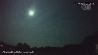 Meteoro com luminosidade maior que a Lua é registrado no RS