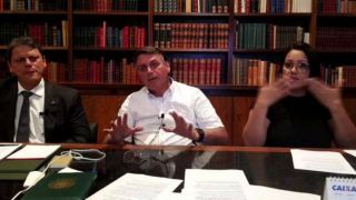 “Vocês querem que eu troque o Kassio pelo Sérgio Moro?”, diz Bolsonaro sobre indicação para o Supremo