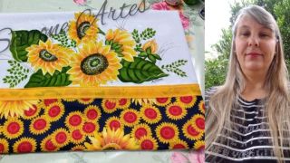 Artesã conta como começou seu amor pela pintura em Dom Feliciano
