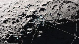 Nasa afirma ter encontrado moléculas de água na superfície da Lua