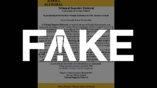 E-mail do Tribunal Superior Eleitoral que chama para voto pela internet é falso