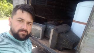 Internauta recolhe lixo eletrônico descartado de forma irregular em Dom Feliciano 