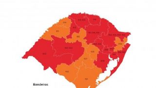 Mapa provisório do distanciamento controlado aumenta de sete para 13 as regiões gaúchas em bandeira vermelha. Porto Alegre é uma delas