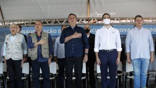 Bolsonaro inaugura a nova ponte do Guaíba, em Porto Alegre, e obras de duplicação da BR-116