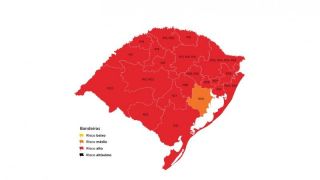 Vinte regiões permanecem em bandeira vermelha no Mapa do Distanciamento Controlado no RS