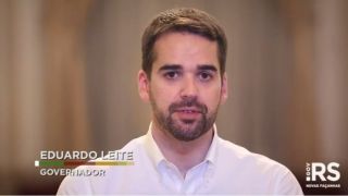 “Foi um ano de dificuldades, principalmente por causa da pandemia, mas não deixamos de avançar”, diz Eduardo Leite