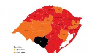 O primeiro mapa provisório de 2021 prevê o retorno da bandeira preta no distanciamento controlado