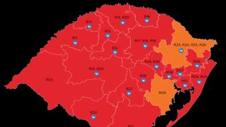 Rio Grande do Sul tem 19 regiões em bandeira vermelha no mapa definitivo