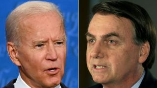 Bolsonaro cumprimenta Biden e diz ver excelente futuro para a parceria entre os dois países