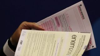 A abstenção do Enem foi de mais de 55% no último dia de provas, índice maior do que o esperado
