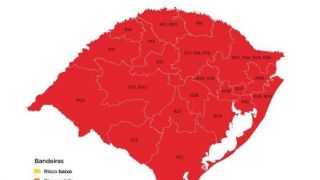 O Rio Grande do Sul se despede das bandeiras pretas. A cor vermelha e aulas presenciais estão de volta nesta quarta