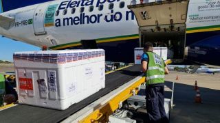 Novo lote com mais de 360 mil doses de vacinas contra o coronavírus chega ao Rio Grande do Sul