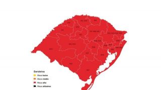 Rio Grande do Sul continua em bandeira vermelha até 10 de maio, quando um novo sistema de controle da pandemia será apresentado à população