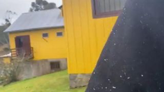 São José dos Ausentes tem registro de chuva congelada no Rio Grande do Sul