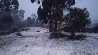 Dom Feliciano registra baixas temperaturas e chuva de gelo nesta quarta-feira (28)
