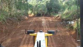 Secretaria de Infraestrutura Urbana e Rural trabalha na Linha 35