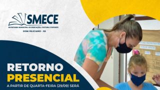 A partir desta quarta-feira (29), retorno presencial será ampliado para todos os alunos da rede municipal  