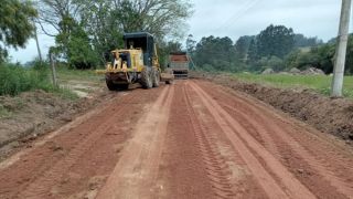 Os trabalhos de reabertura da estrada da Lopo Neto seguem acontecendo