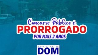 Prefeitura de Dom Feliciano prorroga prazo de concurso público
