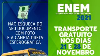 Secretaria de Educação de Dom Feliciano está disponibilizando ônibus gratuito para provas do ENEM