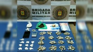 Homem foi preso com vários tipos de drogas na Pacheca, em Camaquã