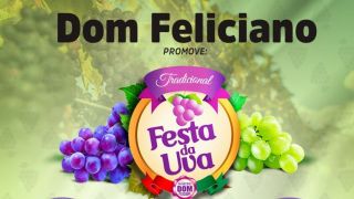 Prefeitura de Dom Feliciano inicia divulgação da Festa da Uva no Município