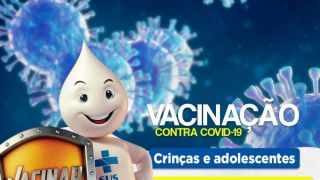 Continua vacinação para crianças e jovens de 06 a 11 anos contra a COVID-19 em Dom Feliciano