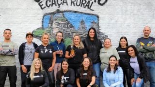 Mulheres participam de curso de tiro em Encruzilhada do Sul