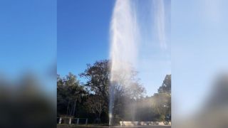 VÍDEO: Cano estourado na ponte da saída de Dom Feliciano chama atenção de Internautas