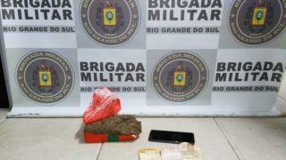 Brigada Militar apreende menor com drogas em Camaquã