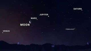 Raro alinhamento de cinco planetas pode ser visto a olho nu