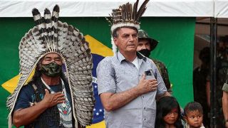 Bolsonaro diz que o seu governo reduziu os homicídios de indígenas, assentados, sem-terra e quilombolas