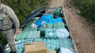 Brigada Militar apreende carga contrabandeada em estrada da zona rural de Dom Feliciano