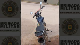 Brigada Militar prende condutor de moto adulterada em Cerro Grande do Sul