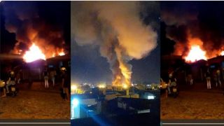 Incêndio consome galpão e caminhão no bairro Viégas, em Camaquã