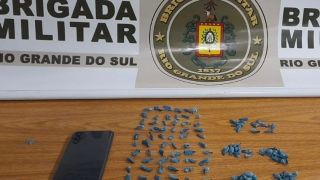 Brigada Militar apreende adolescente por tráfico de drogas em Tapes
