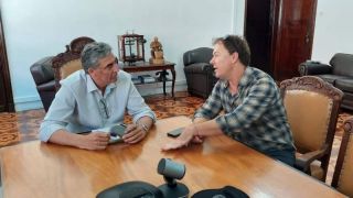 Ex-Vereador Nilton Schio se reúne com Secretário de Estado para tratar do asfaltamento da ERS-350 que liga Dom Feliciano a Encruzilhada da Sul