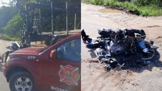 Morre motociclista que colidiu em carreta na BR-116 em Tapes