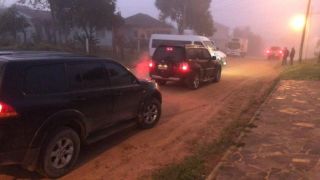 Criança baleada em barreira da PF em Cristal está internada em estado grave