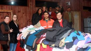 Seguem as distribuições da campanha do agasalho de Dom Feliciano