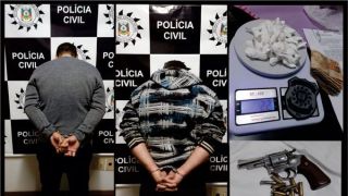 Operação “Sextou” prende dois e apreende material do tráfico de drogas em Camaquã
