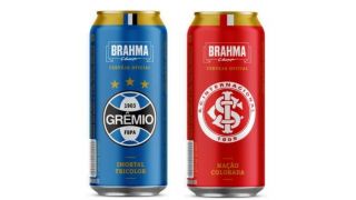 Cervejaria lança novos "latões" da dupla Gre-Nal