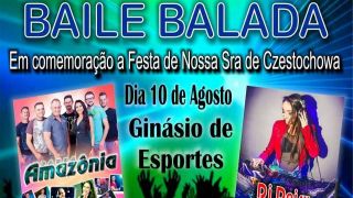 Baile Balada acontece em 10 de agosto