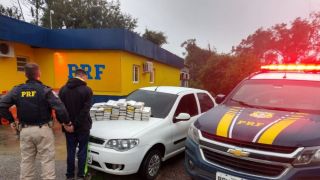 PRF prende traficante com 47 quilos de cocaína em Pelotas