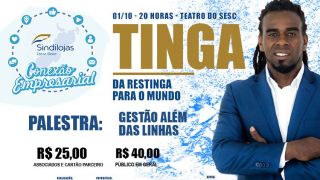 Sindilojas Costa Doce promove palestra com o ex-jogador Tinga