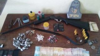 Brigada Militar “estoura” ponto de tráfico e prende suspeito em Barão do Triunfo